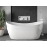Mexen X-Wall-R étagère murale avec rebord 60 x 20 cm, blanche - 1920602010
