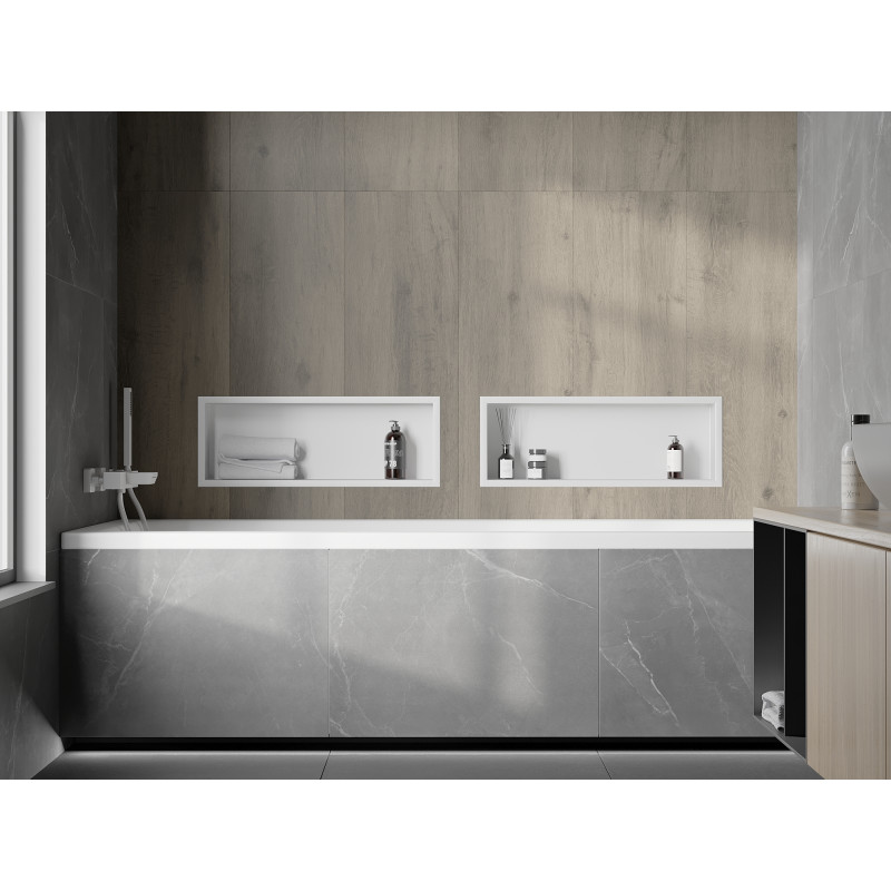 Mexen X-Wall-R étagère murale avec rebord 60 x 20 cm, blanche - 1920602010