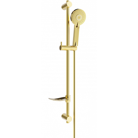 Ensemble de douche pivotant Mexen DF40, doré - 785404582-50