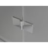 Mexen Mist-H Duo cabine de douche pivotante droite 70 x 80 cm, transparent, chrome - 8A5-070L-080P-01-00