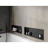 Mexen X-Wall-R étagère encastrée avec rebord 60 x 20 cm, noire - 1970602010