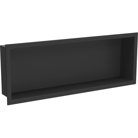 Mexen X-Wall-R étagère encastrée avec rebord 60 x 20 cm, noire - 1970602010