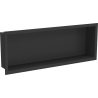 Mexen X-Wall-R étagère encastrée avec rebord 60 x 20 cm, noire - 1970602010