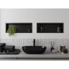 Mexen X-Wall-R étagère encastrée avec collerette 60 x 20 cm, noire - 1970602010