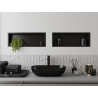 Mexen X-Wall-R étagère encastrée avec rebord 60 x 20 cm, noire - 1970602010