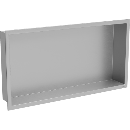 Mexen X-Wall-R étagère encastrée avec rebord 60 x 30 cm, inox - 1910603010