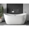 Mexen X-Wall-R étagère encastrée avec collerette 60 x 30 cm, inox - 1910603010