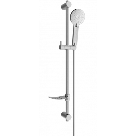 Mexen DF40 ensemble de douche coulissant, gris canon brossé - 785404582-66