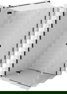 Mexen Mist-H T cabine de douche pivotante gauche 95 x 110 cm, transparent, noir - 8A5T-095-110-70-00-L