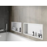 Mexen X-Wall-R étagère encastrable avec rebord 60 x 30 cm, blanche - 1920603010