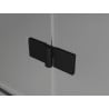 Mexen Mist-H T cabine de douche pivotante gauche 120 x 120 cm, transparent, noir - 8A5T-120-120-70-00-L