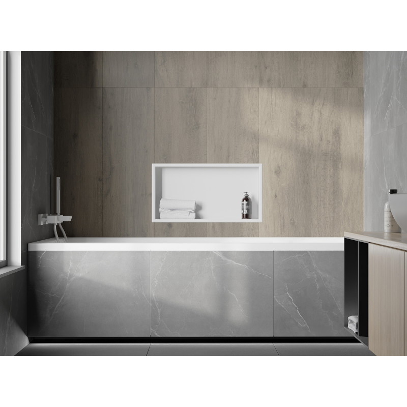Mexen X-Wall-R étagère encastrable avec collerette 60 x 30 cm, blanche - 1920603010