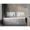 Mexen X-Wall-R étagère encastrable avec collerette 60 x 30 cm, blanche - 1920603010