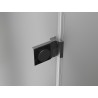 Mexen Lunar-B cabine de douche pivotante gauche 100 x 80 cm, transparent, gun gray brossé - 832-100-080-66-00-L