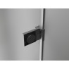 Mexen Lunar-B cabine de douche pivotante gauche 100 x 80 cm, transparent, gun gray brossé - 832-100-080-66-00-L