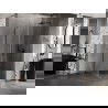 Mexen Lunar-B cabine de douche à porte battante droite 70 x 70 cm, transparent, gris canon brossé - 832-070-070-66-00-P