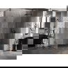 Mexen Lunar-B cabine de douche pivotante droite 85 x 70 cm, transparent, gun gray brossé - 832-085-070-66-00-P