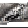 Mexen Lunar-B cabine de douche pivotante droite 85 x 70 cm, transparent, gun gray brossé - 832-085-070-66-00-P