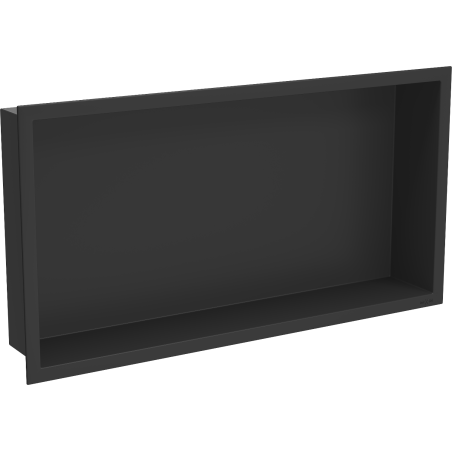 Mexen X-Wall-R étagère encastrée avec rebord 60 x 30 cm, noire - 1970603010