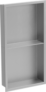 Mexen X-Wall-R étagère murale encastrée avec rebord et étagère 60 x 30 cm, inox - 1910603010S