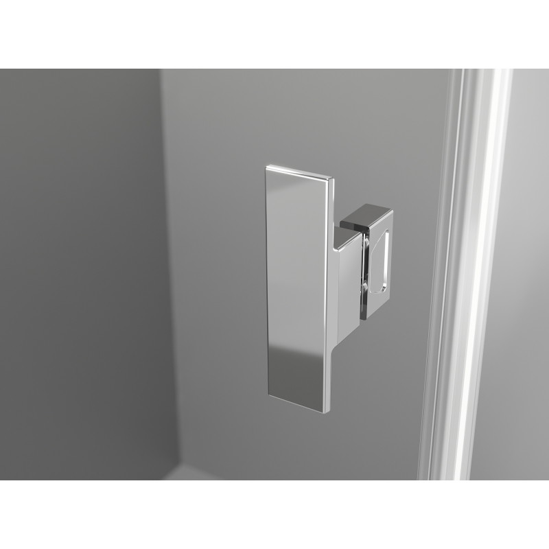 Mexen Mist-H Duo cabine de douche pivotante droite 95 x 120 cm, transparent, chrome - 8A5-095L-120P-01-00