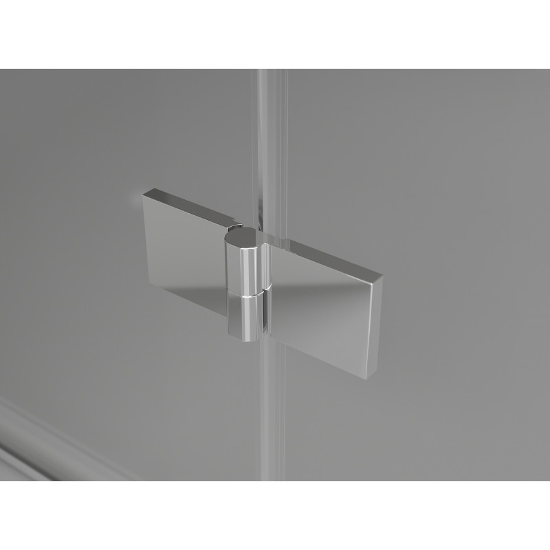 Mexen Mist-H Duo cabine de douche pivotante droite 95 x 120 cm, transparent, chrome - 8A5-095L-120P-01-00