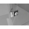 Mexen Mist-H Duo cabine de douche pivotante droite 95 x 120 cm, transparent, chrome - 8A5-095L-120P-01-00