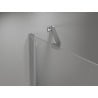 Mexen Mist-H Duo cabine de douche pivotante droite 95 x 120 cm, transparent, chrome - 8A5-095L-120P-01-00