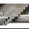 Mexen X-Wall-R étagère encastrée avec rebord et étagère 60 x 30 cm, inox - 1910603010S