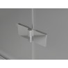 Mexen Mist-H Duo cabine de douche pivotante droite 115 x 120 cm, transparent, chrome - 8A5-115L-120P-01-00