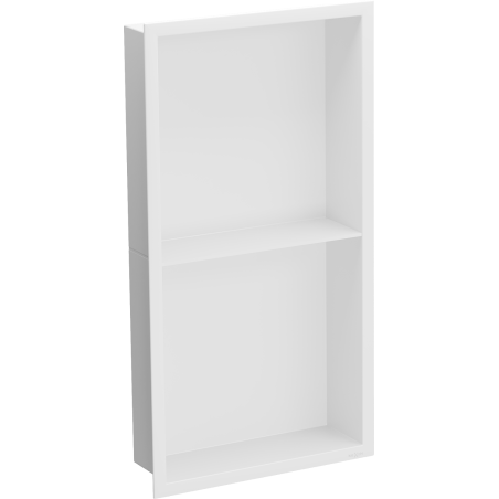 Mexen X-Wall-R étagère encastrée avec rebord et étagère 60 x 30 cm, blanche - 1920603010S
