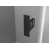 Mexen Mist-H T cabine de douche pivotante droite 95 x 70 cm, transparent, noire - 8A5T-095-070-70-00-P