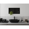 Mexen X-Wall-R étagère encastrée avec collerette et étagère 60 x 30 cm, noire - 1970603010S