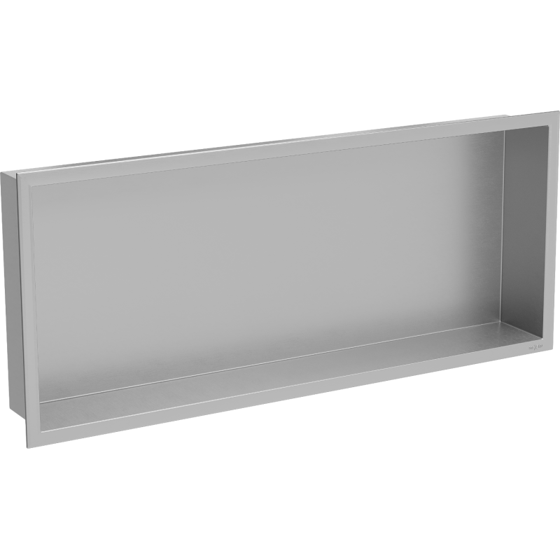 Étagère encastrée Mexen X-Wall-R avec collerette 75 x 30 cm, inox - 1910753010