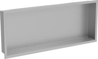Mexen X-Wall-R étagère encastrée avec collerette 75 x 30 cm, inox - 1910753010