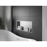 Mexen X-Wall-R étagère encastrée avec rebord 75 x 30 cm, inox - 1910753010