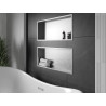 Mexen X-Wall-R niche murale avec collerette 75 x 30 cm, inox - 1910753010