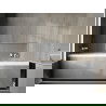 Étagère encastrée Mexen X-Wall-R avec collerette 75 x 30 cm, inox - 1910753010
