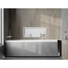 Mexen X-Wall-R étagère encastrée avec collerette 75 x 30 cm, blanche - 1920753010