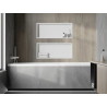 Mexen X-Wall-R étagère encastrée avec collerette 75 x 30 cm, blanche - 1920753010