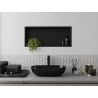 Mexen X-Wall-R étagère encastrée avec rebord 75 x 30 cm, noire - 1970753010
