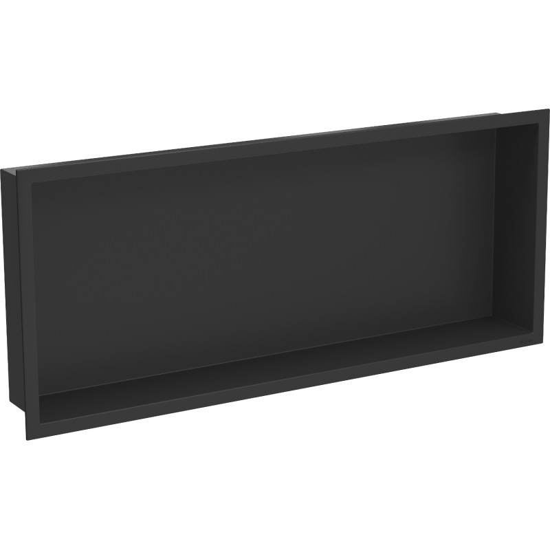 Mexen X-Wall-R étagère encastrée avec collerette 75 x 30 cm, noir - 1970753010