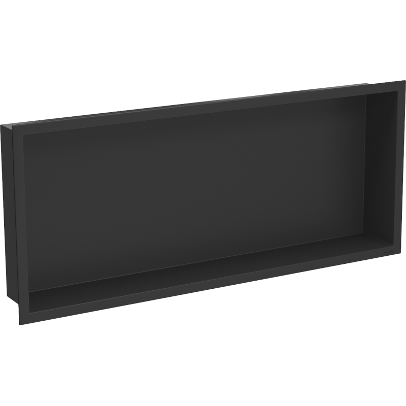Mexen X-Wall-R étagère encastrée avec rebord 75 x 30 cm, noire - 1970753010