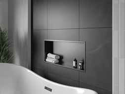 Mexen X-Wall-R étagère avec rebord 75 x 30 cm, noir - 1970753010