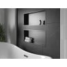 Mexen X-Wall-R étagère avec rebord 75 x 30 cm, noir - 1970753010