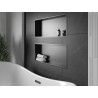Mexen X-Wall-R étagère encastrée avec collerette 75 x 30 cm, noir - 1970753010