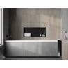 Mexen X-Wall-R étagère encastrée avec rebord 75 x 30 cm, noire - 1970753010