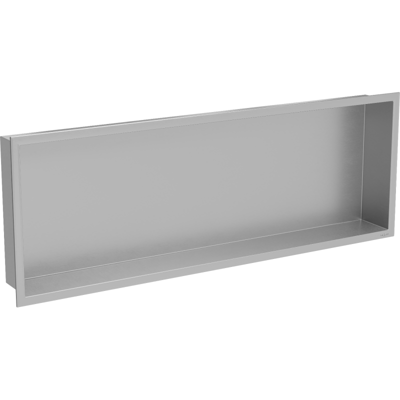 Mexen X-Wall-R étagère encastrée avec rebord 90 x 30 cm, inox - 1910903010