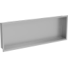 Mexen X-Wall-R étagère à encastrer avec collerette 90 x 30 cm, inox - 1910903010