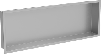 Mexen X-Wall-R étagère à encastrer avec collerette 90 x 30 cm, inox - 1910903010